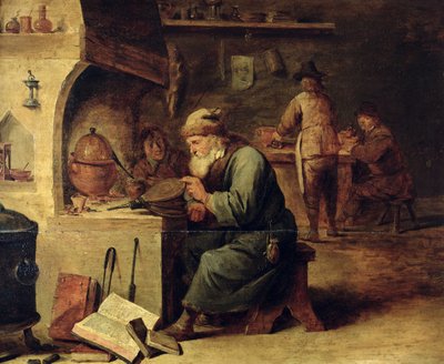 An Alchemist by David Teniers the Younger